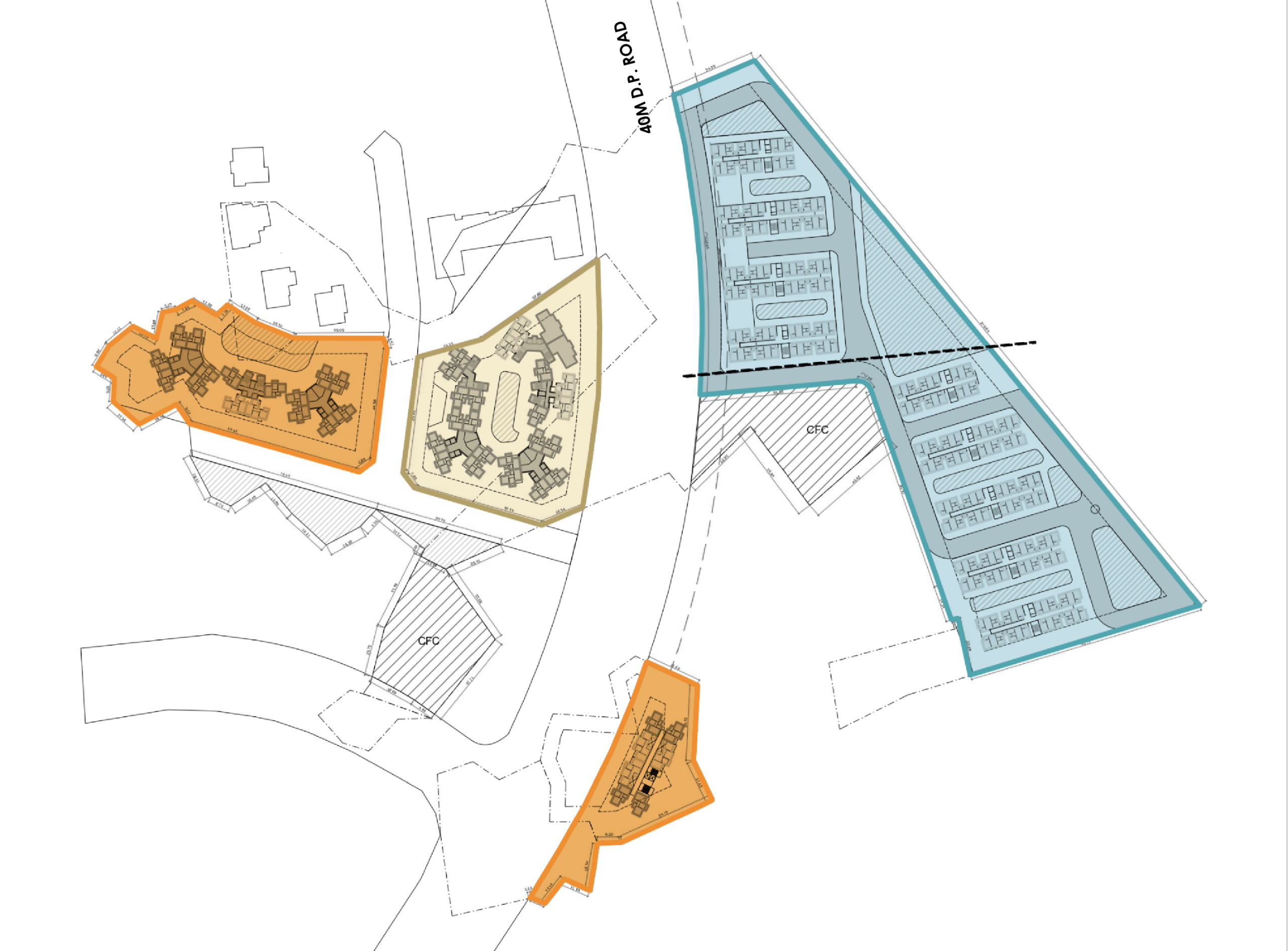 Phoolpada Colored Zoning Map